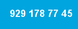 929 178 77 45 929 178 77 45